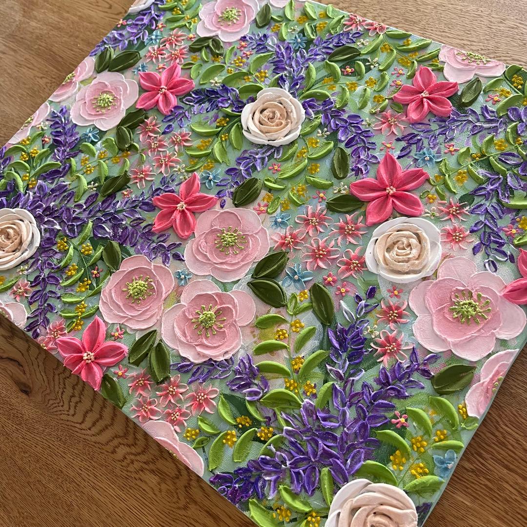 ラベンダー ボタニカルアート フラワーアート 花図鑑 ラベンダーの絵