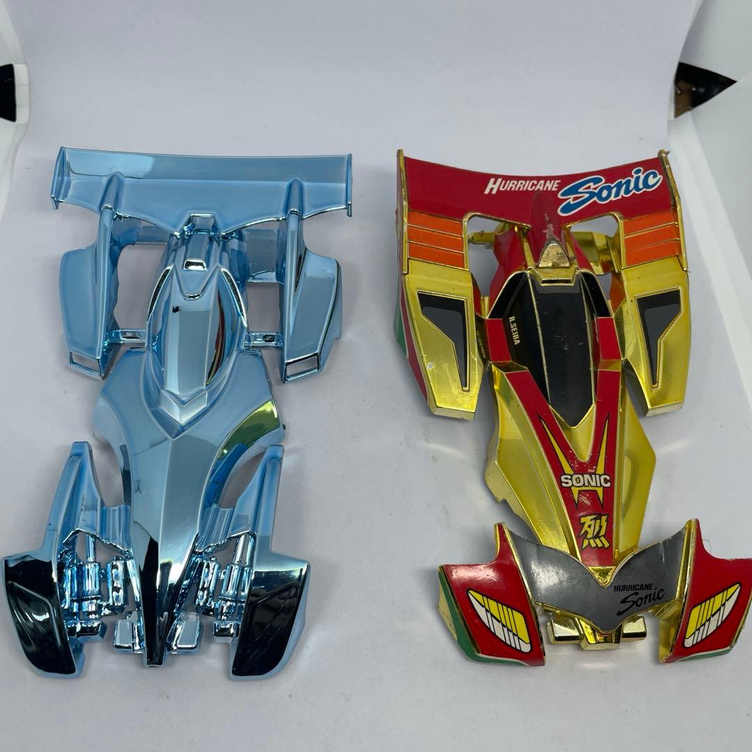 ミニ四駆 ハリケーンソニック＆バスターソニック メッキボディ 2個