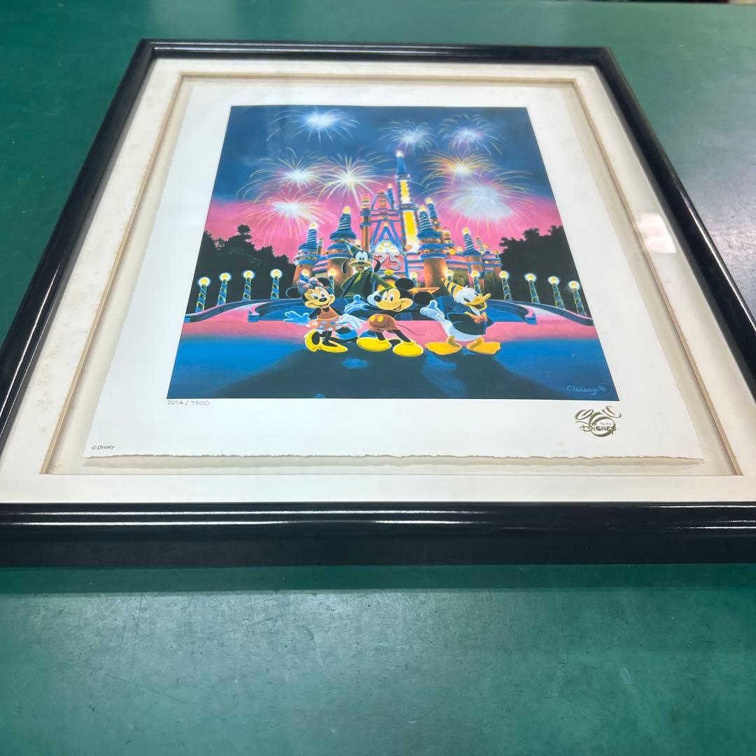 (限定品)ディズニー シルクスクリーンアート 25周年記念