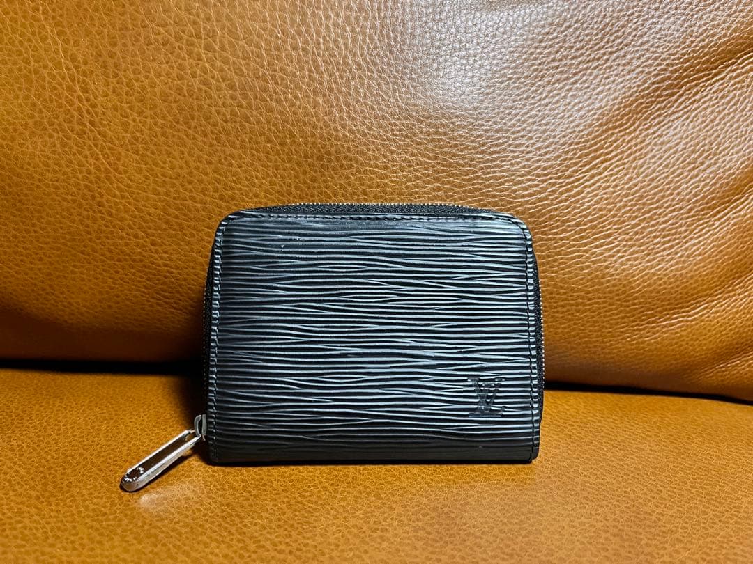 ブラック エピレザー ミニウォレット