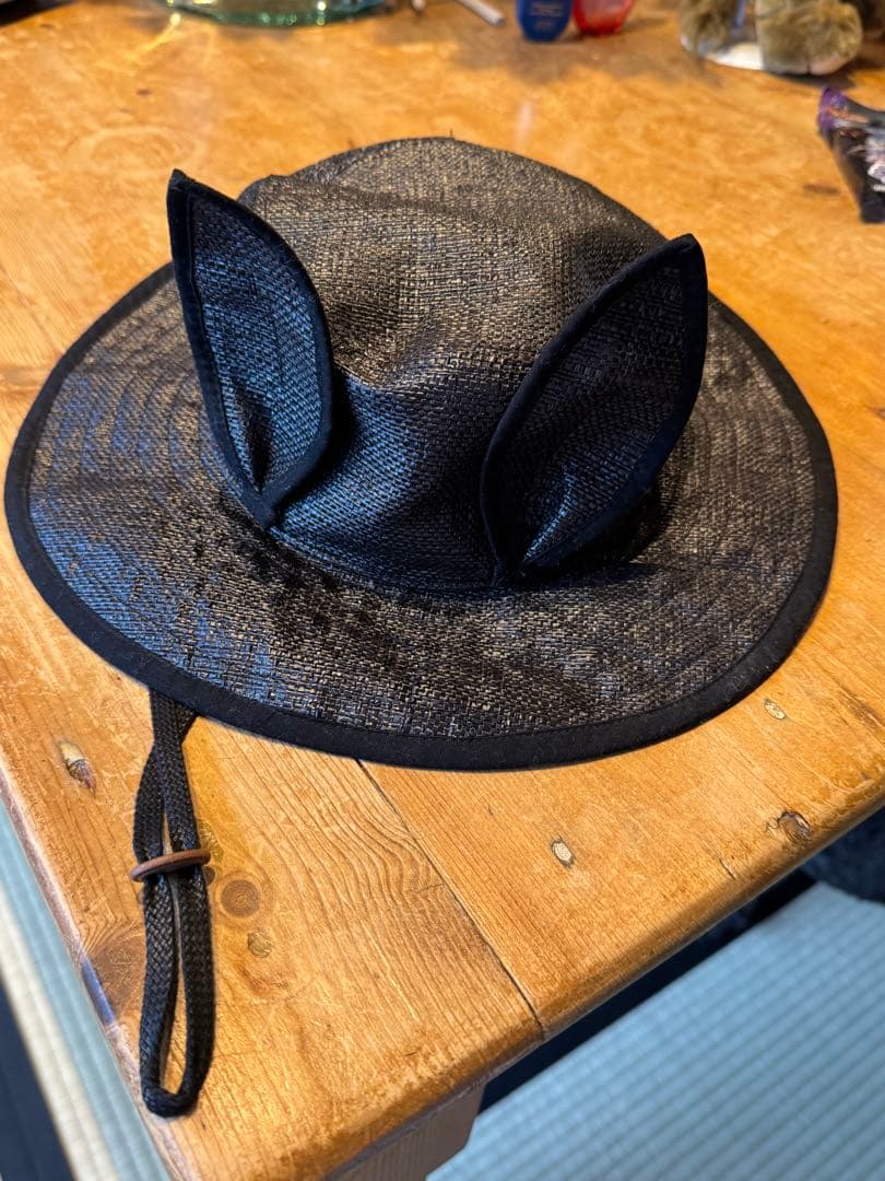 eLfinFolk kids54 耳付き黒メッシュハット eLfinFolk kids54 耳付き黒メッシュハット - メルカリ