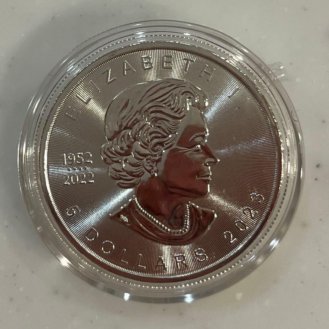 カナダ メイプルリーフ銀貨1オンス 2023年