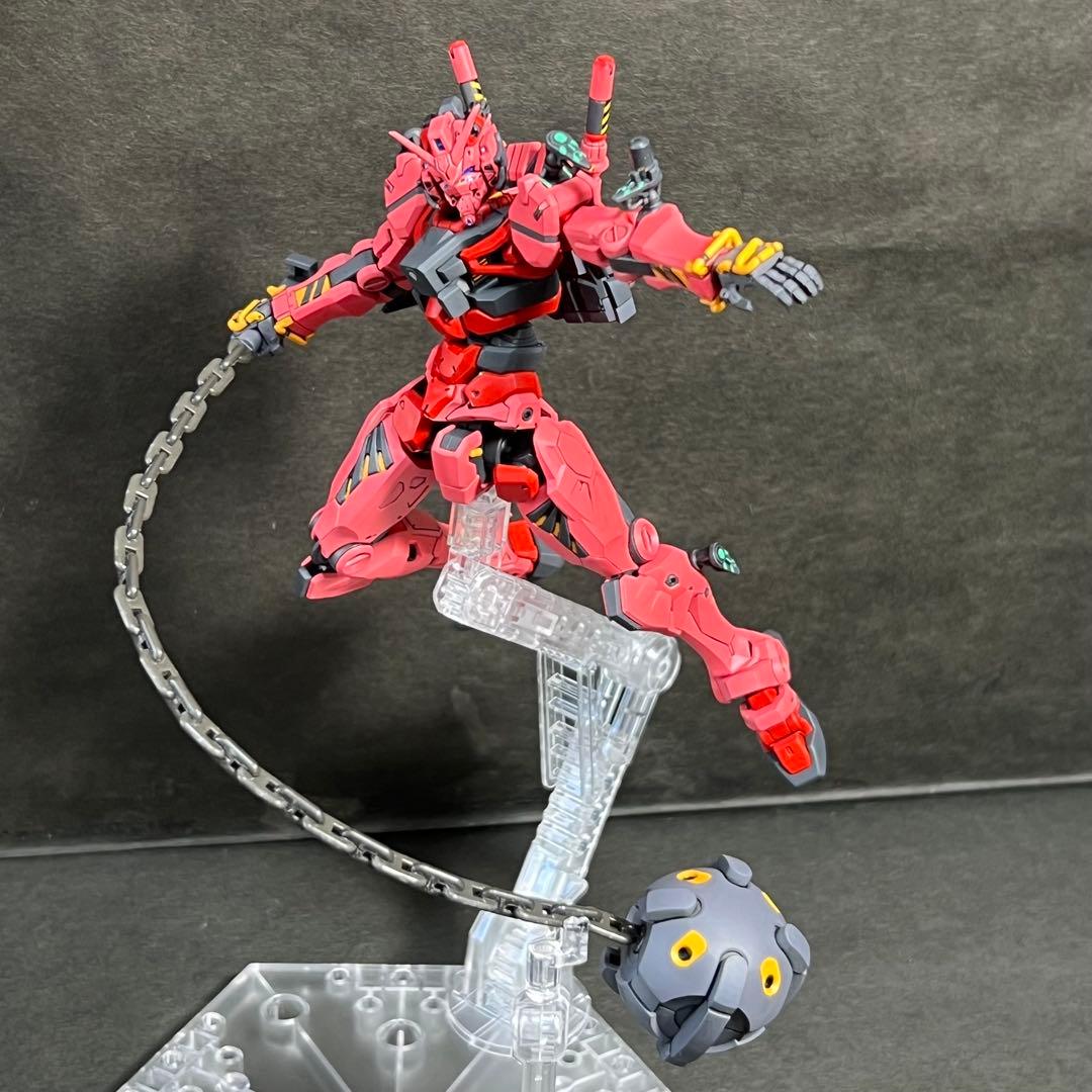 HG 赤いガンダム 改修 全塗装 完成品 徹底色分け - メルカリ