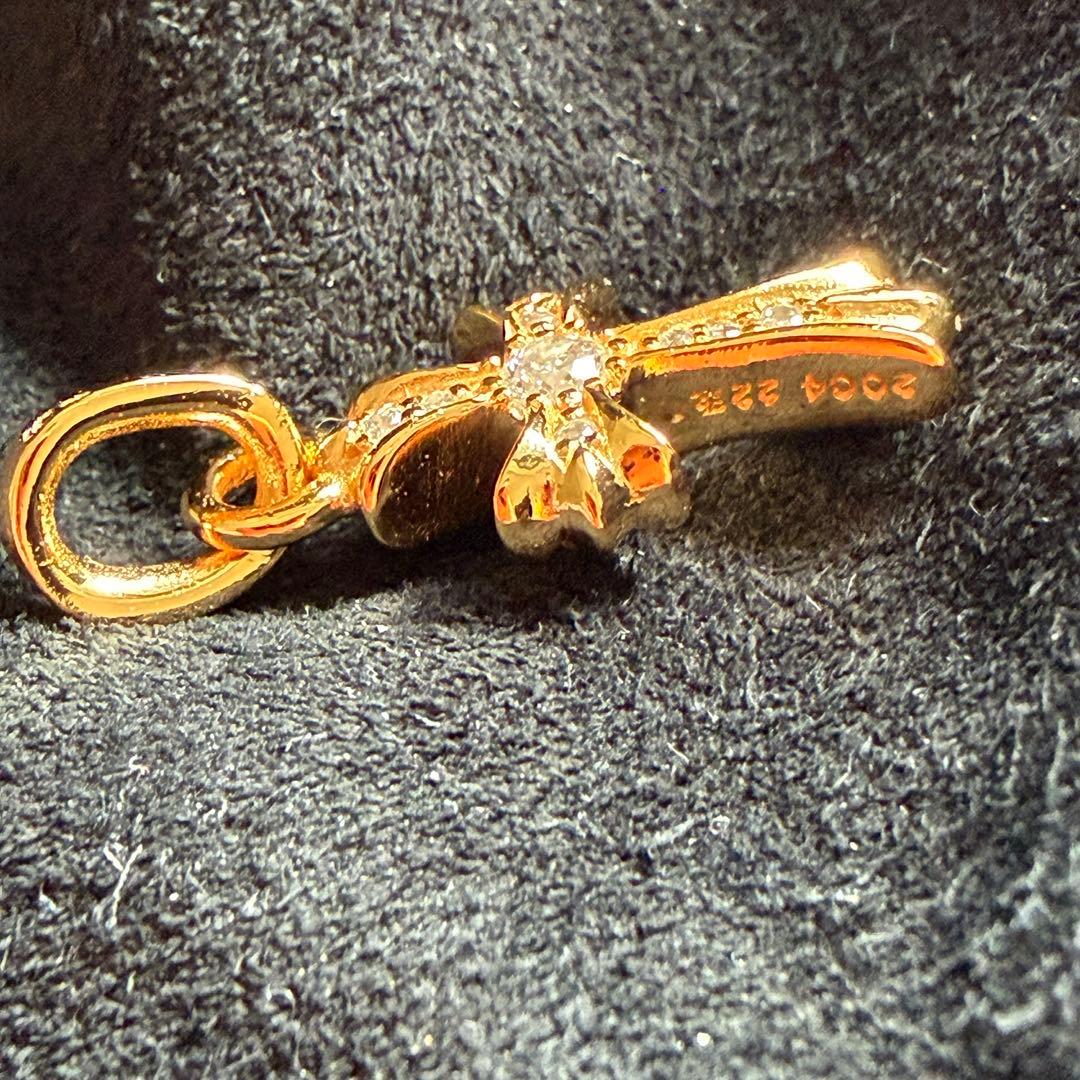 クロムハーツ 正規品 ベイビーファット ダイヤモンド 22Kメッキ&刻印