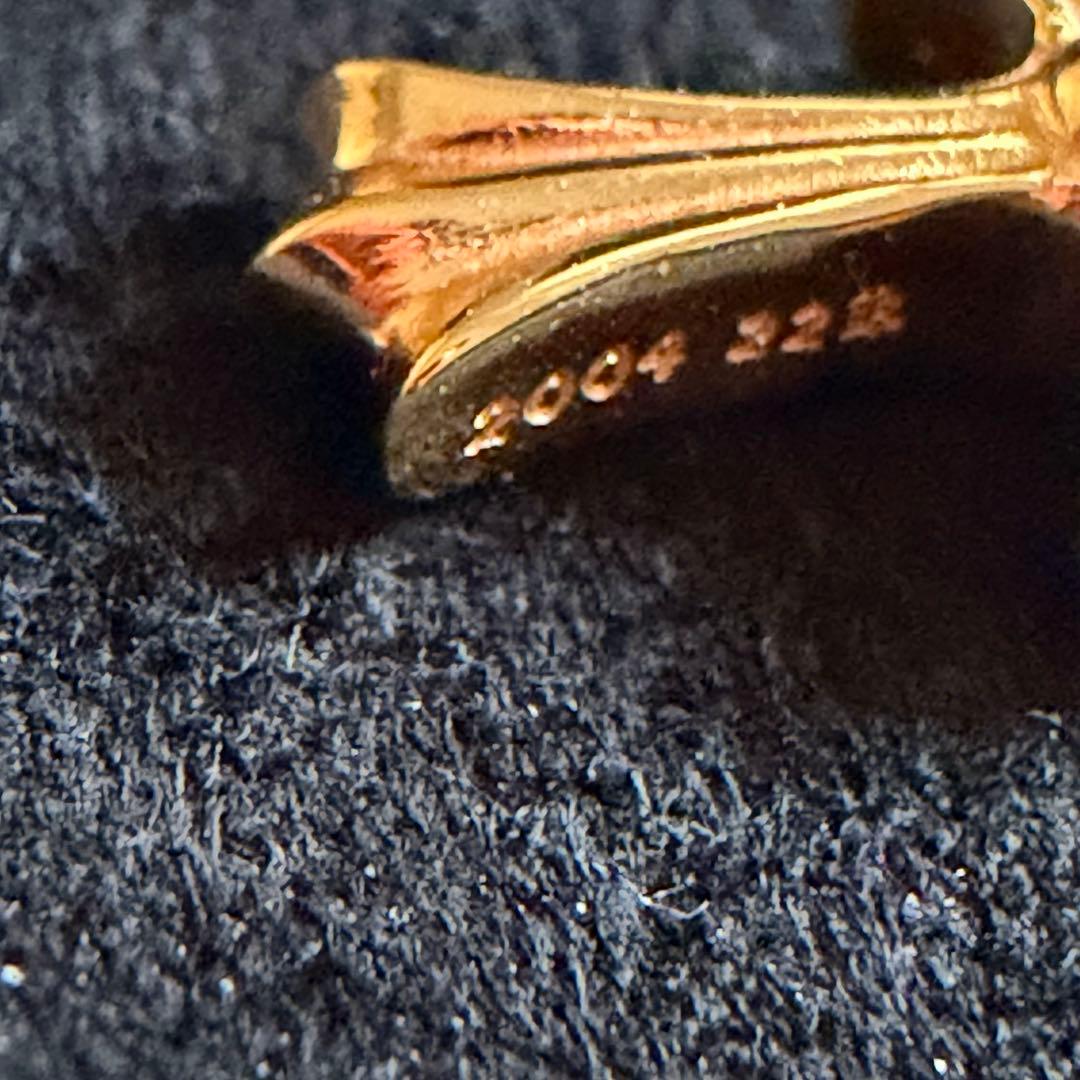 クロムハーツ 正規品 ベイビーファット ダイヤモンド 22Kメッキ&刻印