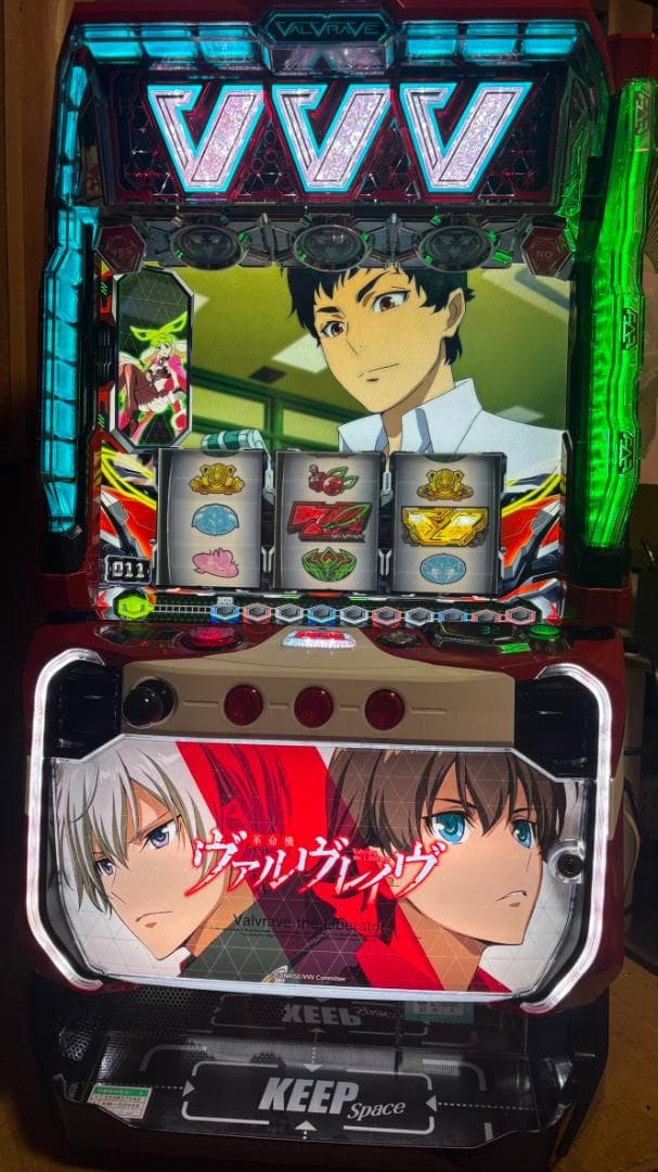 パチスロ実機 「革命機ヴァルヴレイヴ」 スマスロユニット付き