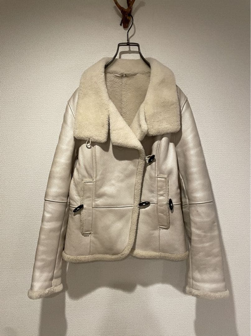 HUGO BOSS ムートン ライダース ジャケット / ヒューゴ ボス ラム