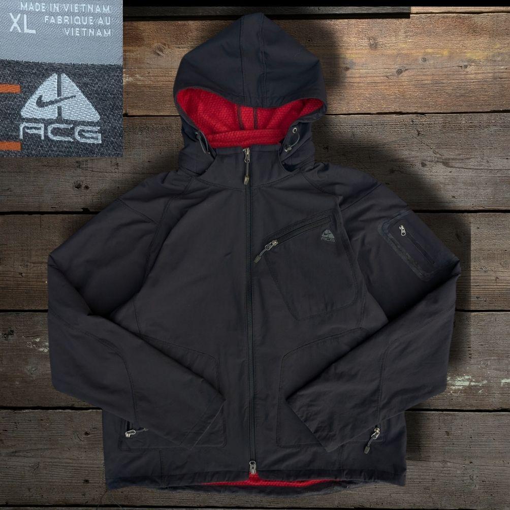 K様　90s OLD NIKE ACG ギミックジャケット 刺繍ロゴ ブラック NIKE ACG】ナイキ エーシージー 90s ヴィンテージ ダウンジャケット