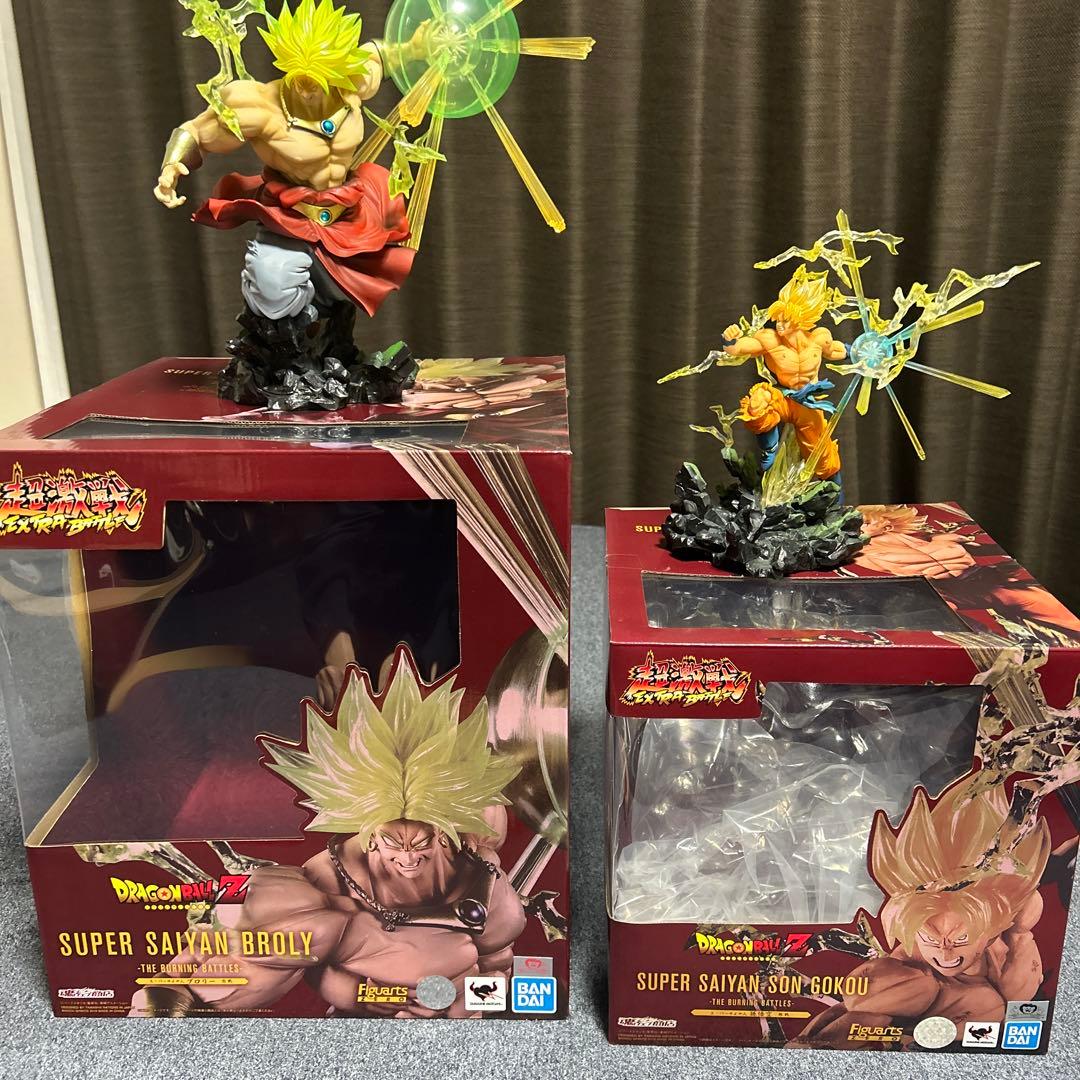 開封品　フィギュアーツzero ブロリー、孫悟空