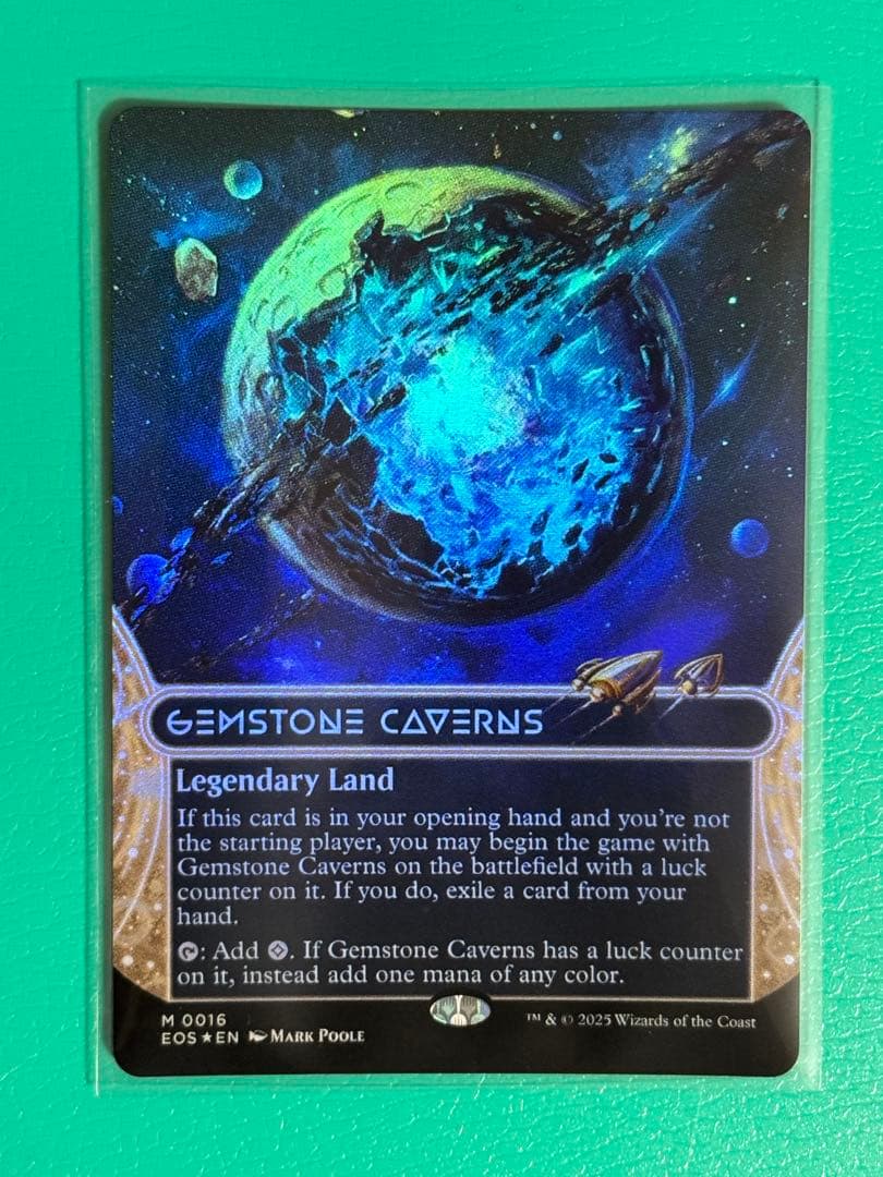 MTG　英語版　宝石の洞窟　ボーダーレス　Foil　プレブ版 Foil】《宝石の洞窟/Gemstone Caverns》[TSP] 土地R | 日本最大級 MTG