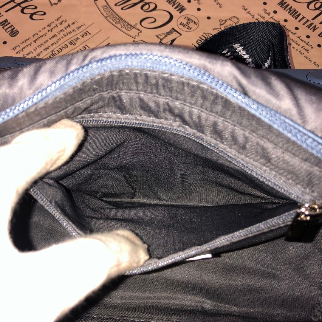 美品】イアパピヨネ ショルダーバッグ タグ付 レザー ブルー S3030