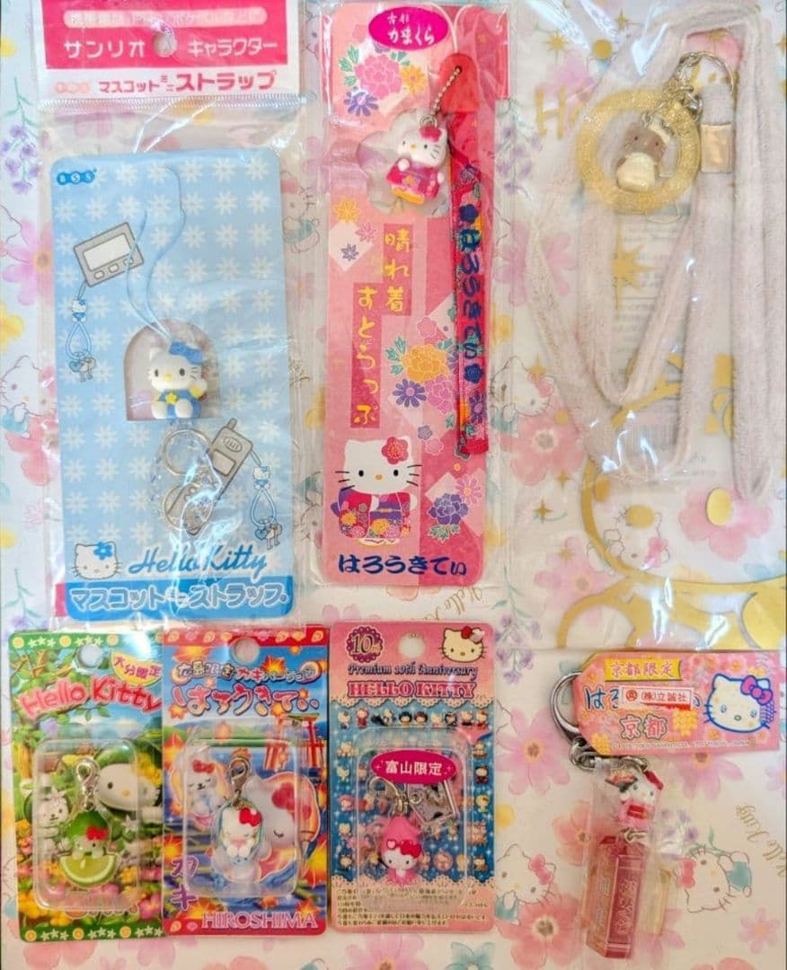 ハローキティ ご当地キティ ストラップ 200個おまとめ（ロリータ他）