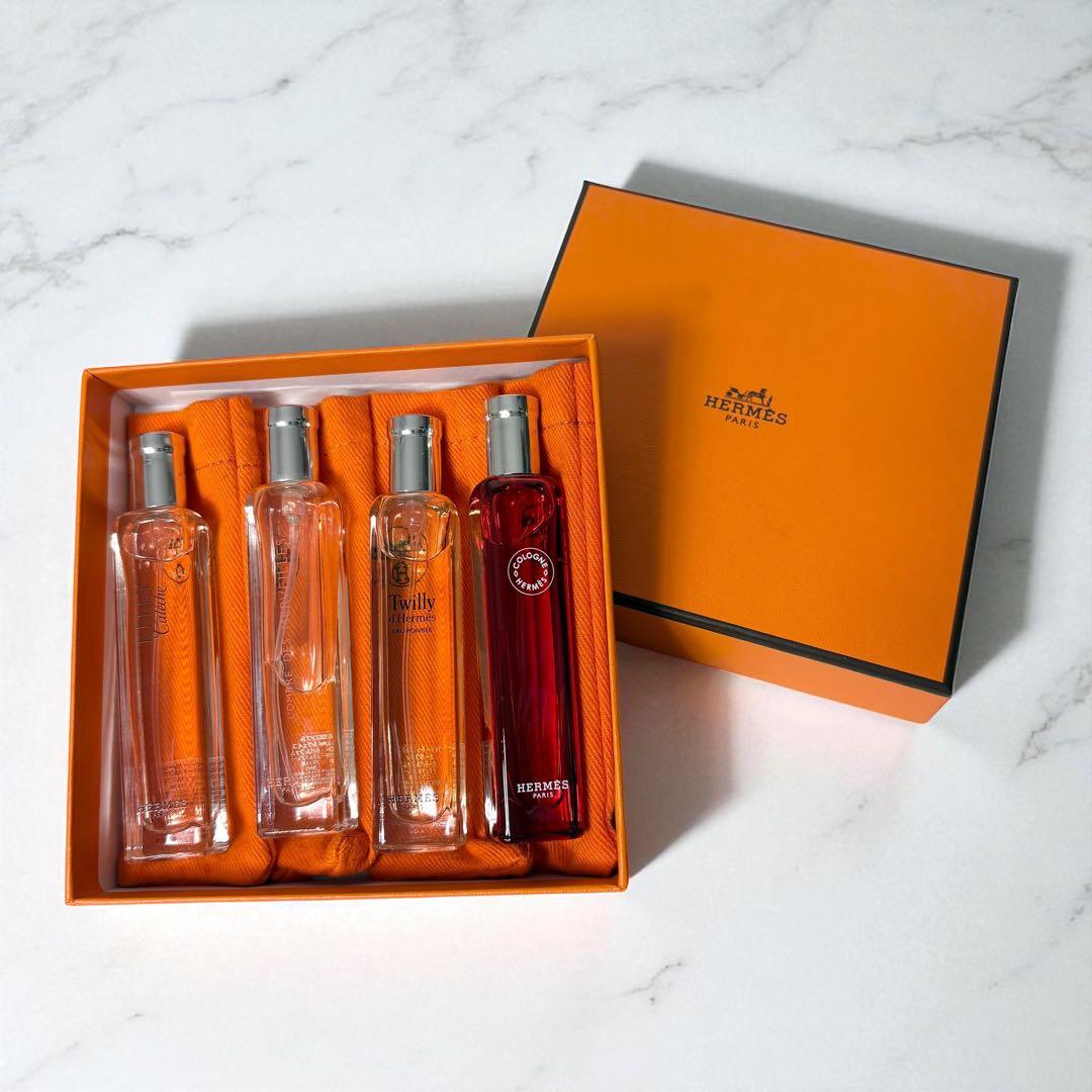 HERMÈS エルメス フレグランスミニボトルセット 15ml ×4本.