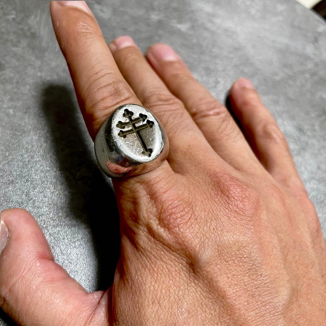 ジョニーデップ愛用 クロスリング 傷なしタイプ RRL STETSON - メルカリ