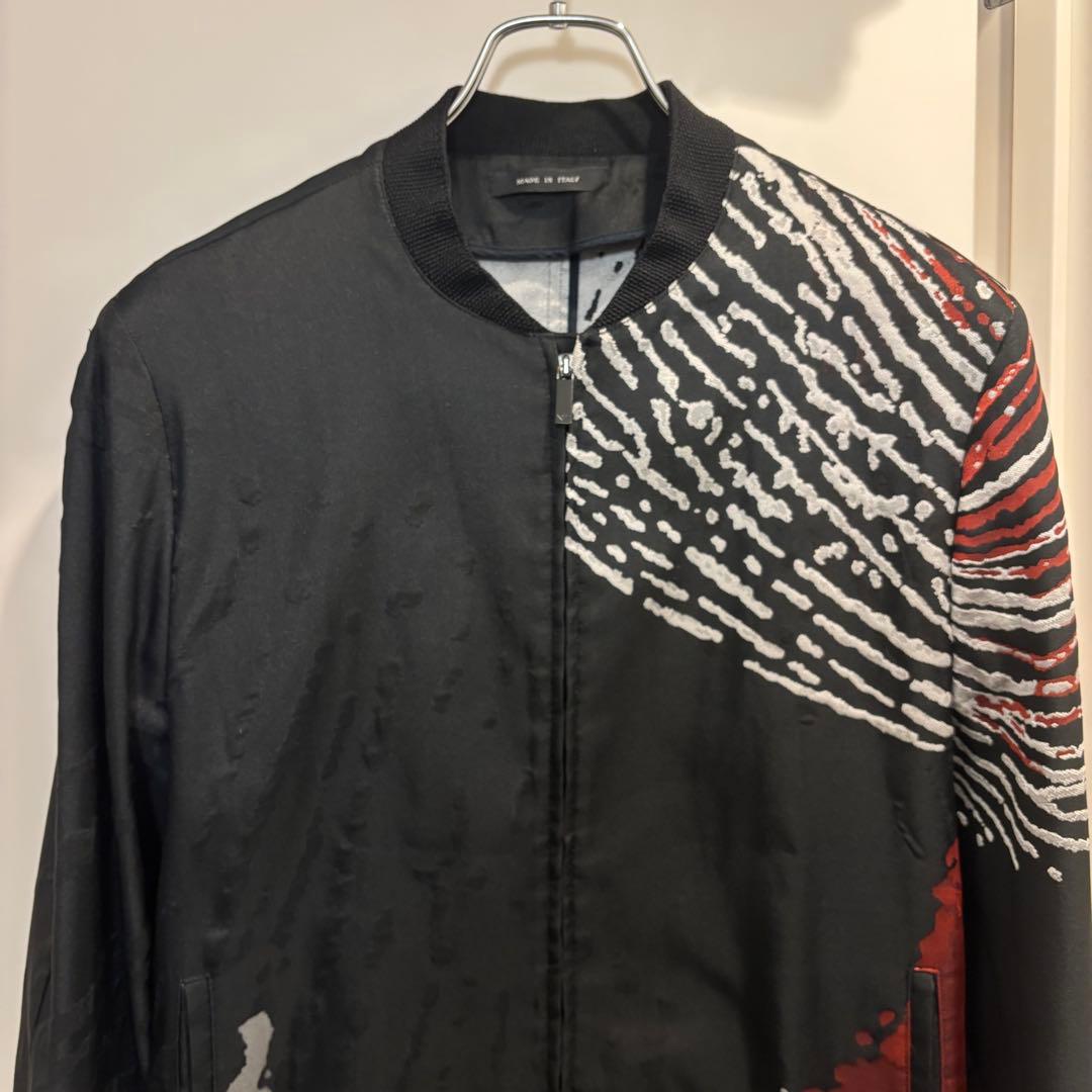 GACKT着用 EMPORIO ARMANI 指紋柄 ボンバージャケット - メルカリ