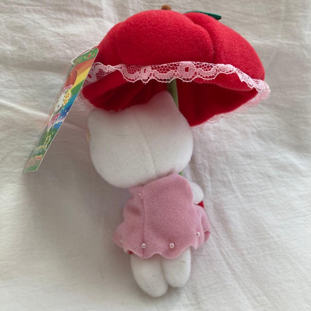 サンリオ ハローキティ 信州限定 マスコット 2004年 赤りんごパラソル