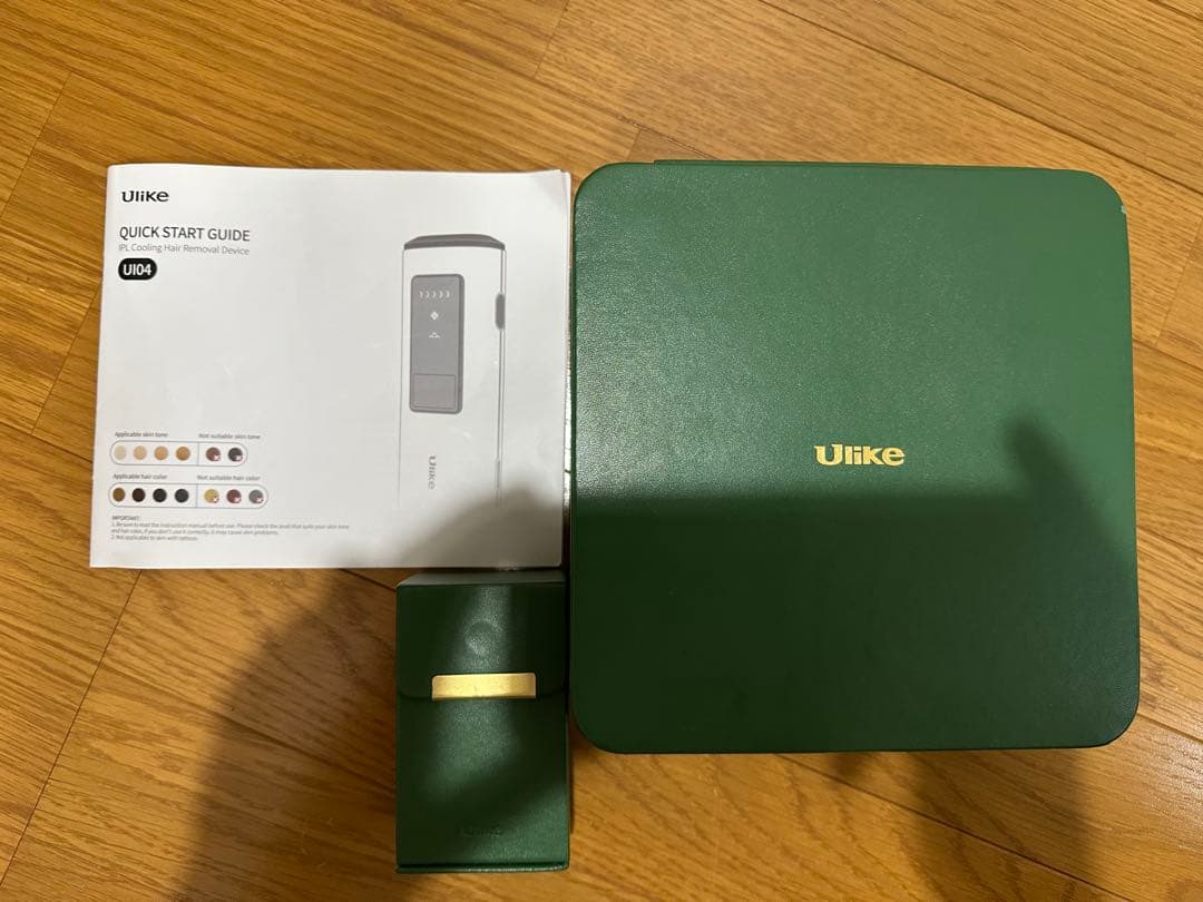 Ulike U104 IPL脱毛器 グリーン セット完備 美品