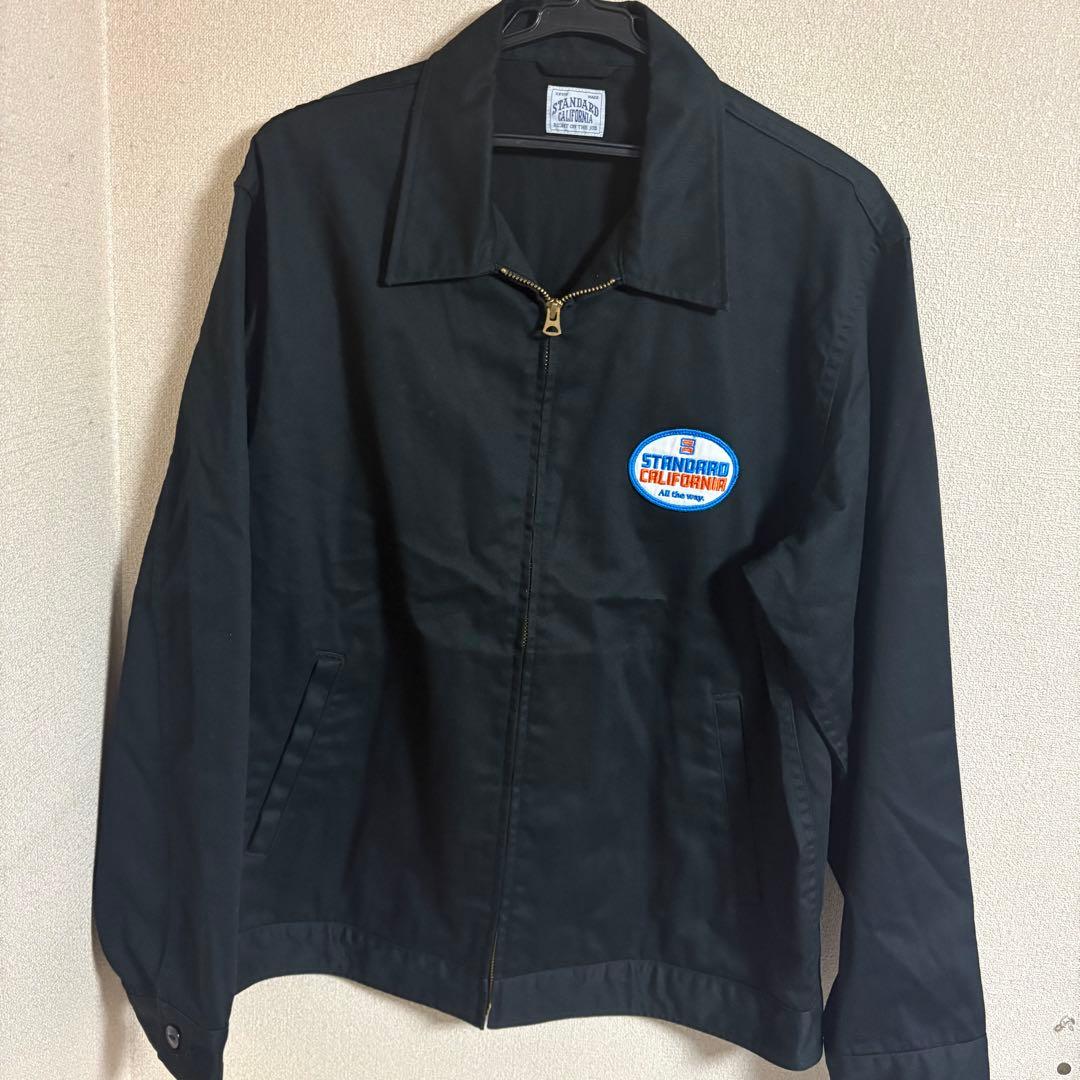 スタンダードカリフォルニア 黒 ジッパージャケット ステッカーおまけ付き