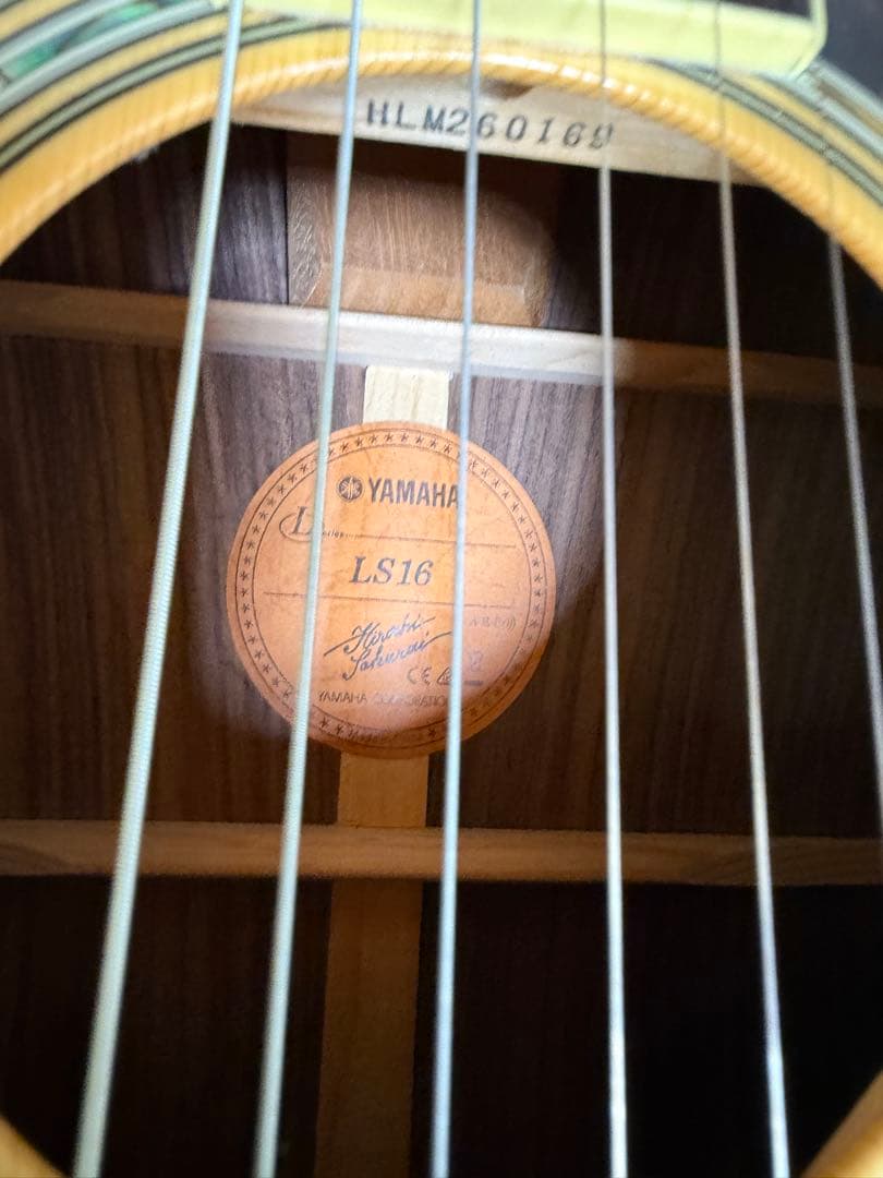 は*郎様 YAMAHA LS16 ARE（オール単板） 本体＋ギグバッグ - メルカリ