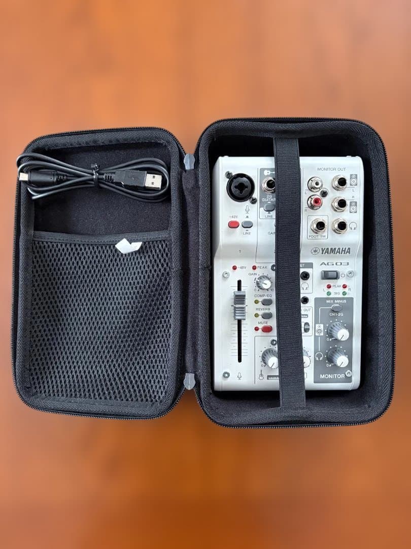 超美品】YAMAHA AG03MK2（純正箱・ハードケース付） - メルカリ