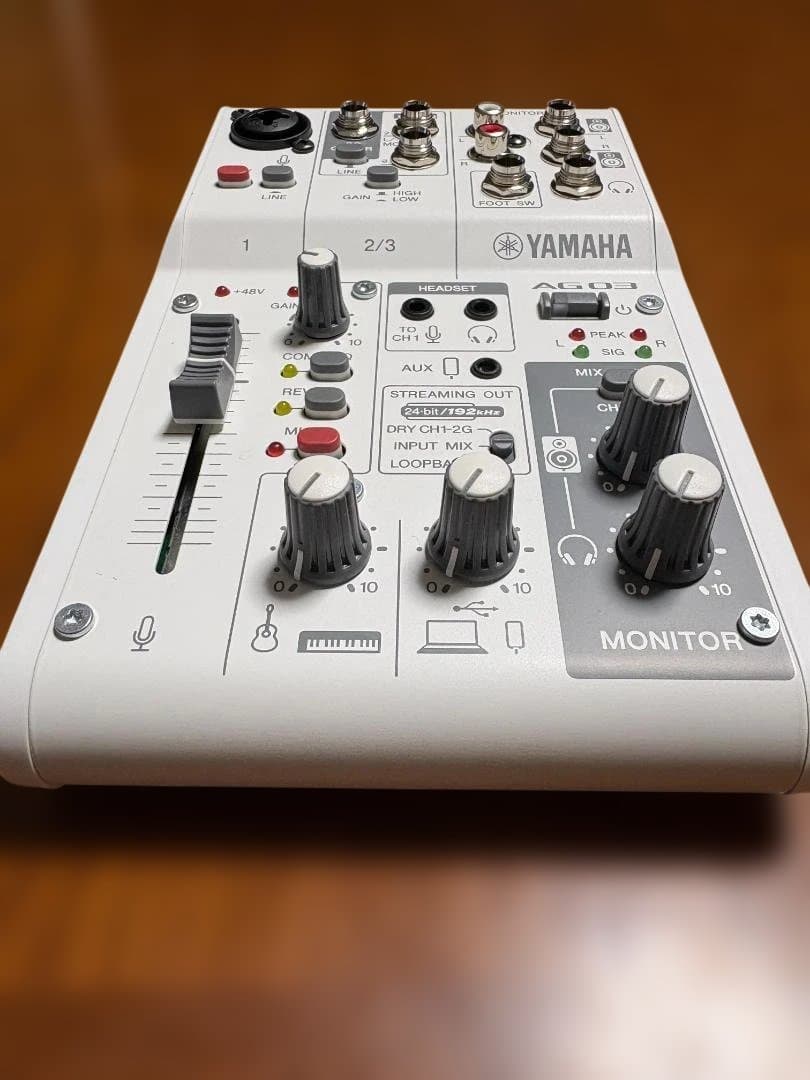 超美品】YAMAHA AG03MK2（純正箱・ハードケース付） - メルカリ