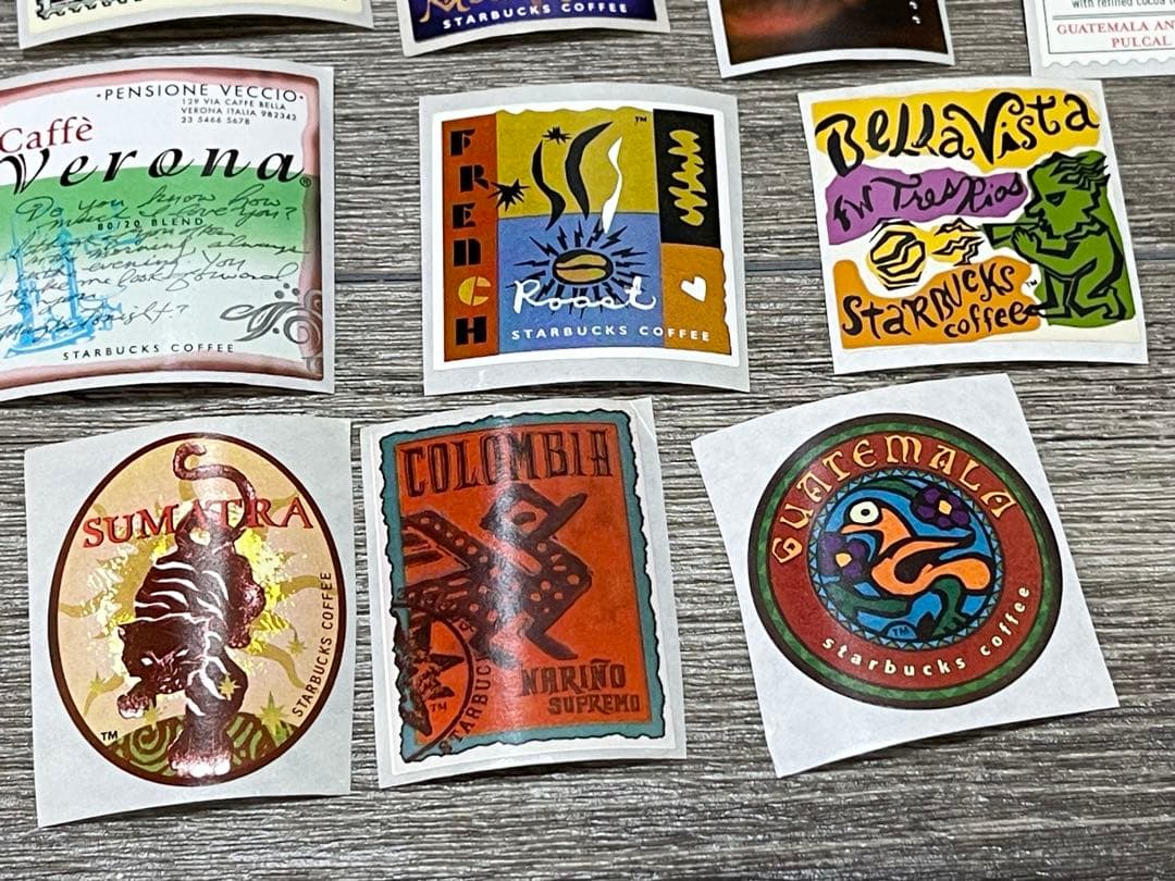 スターバックス コーヒースタンプ ステッカー 26枚セット シール