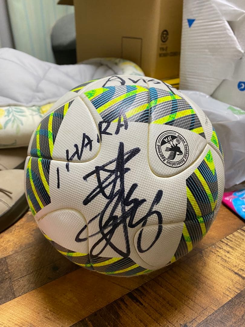 アビスパ 井原監督 サインボール エレホタ試合球 adidas 5号 当選品