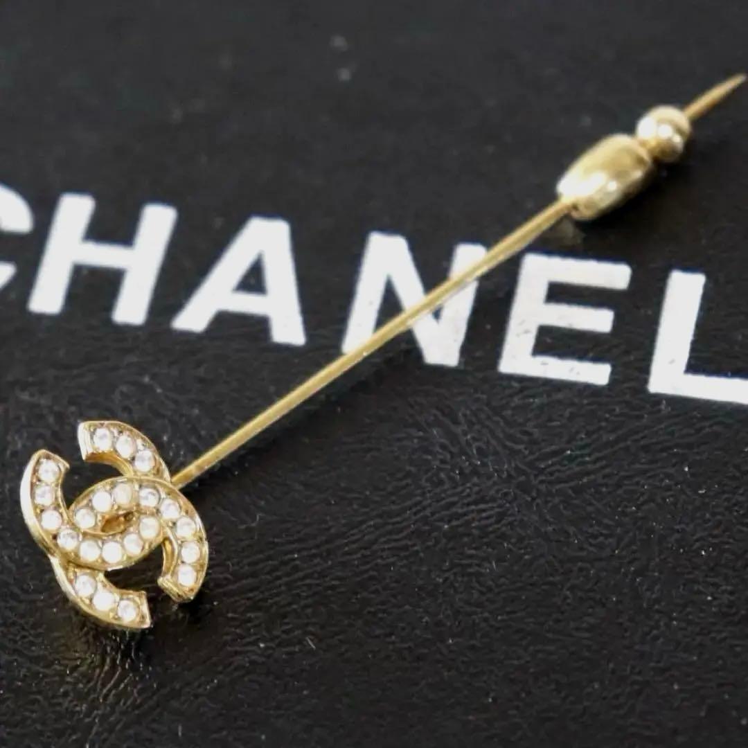 CHANEL シャネル ピンブローチ ゴールド ココマーク ヴィンテージ