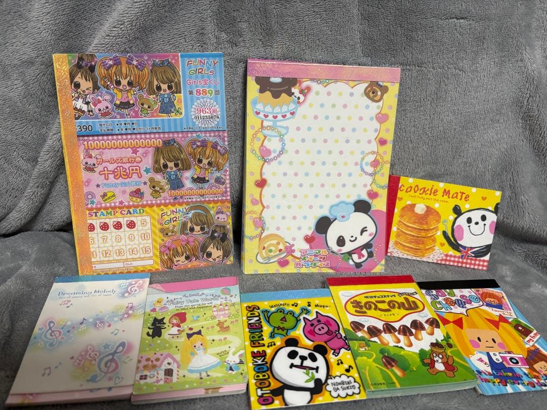 メモ帳セット かわいいキャラクター柄 8冊 平成女児 平成レトロ - メルカリ