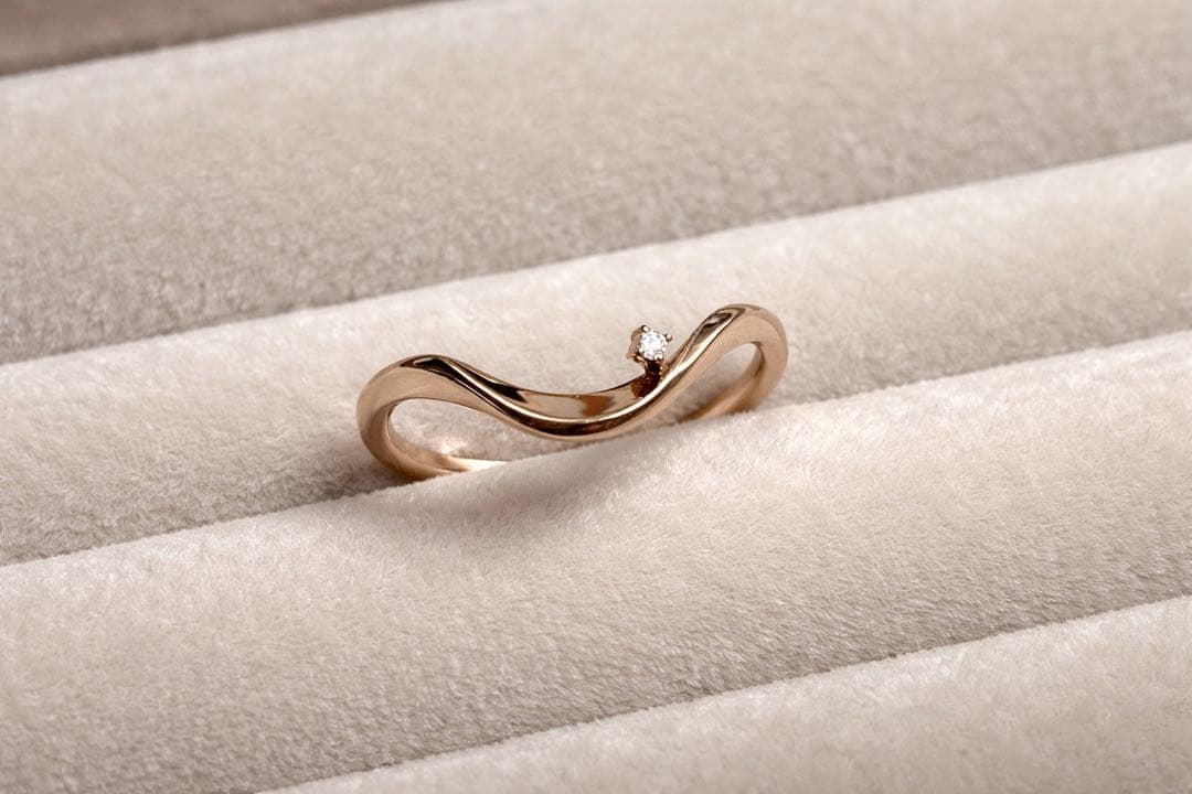 ete エテ K10 ミストピンクゴールド ダイヤモンド リング 13号 - メルカリ