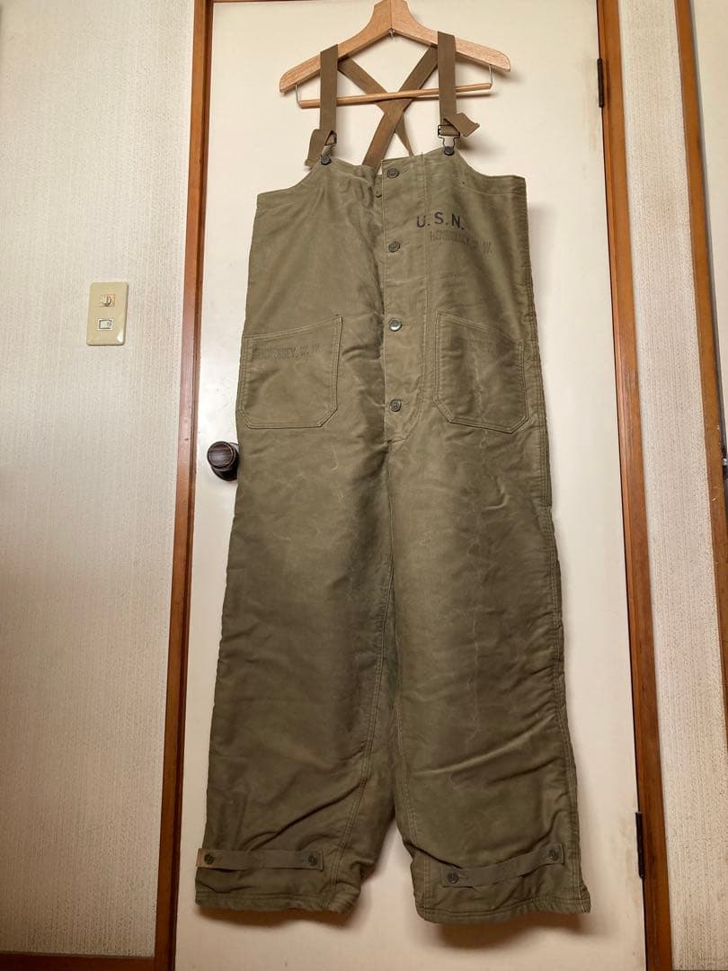 40s USN N-1 デッキパンツ Mサイズ