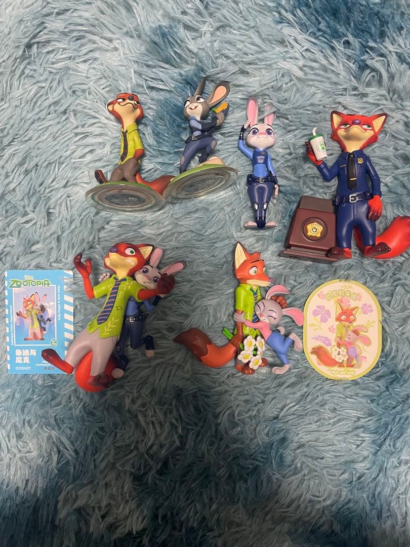 ディズニー ズートピア ニック&ジュディ　フィギュア　TOPTOY まとめ売り