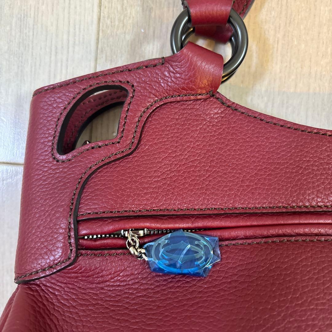 新品未使用 美品Cartier【カルティエ】マルチェロ ハンドバッグ 赤