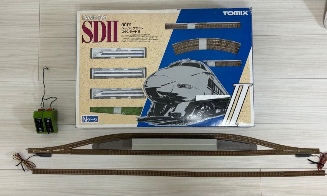 TOMIX 100系新幹線セット＋ポイントレール拡張セット　-SDⅡ 90111