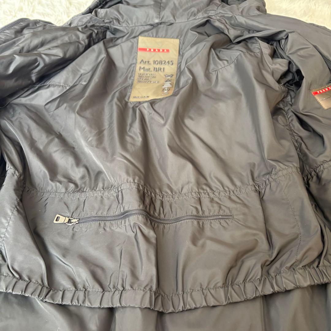 美品 希少 PRADA SPORTS サーモアダウンコート ブラック 40 - メルカリ