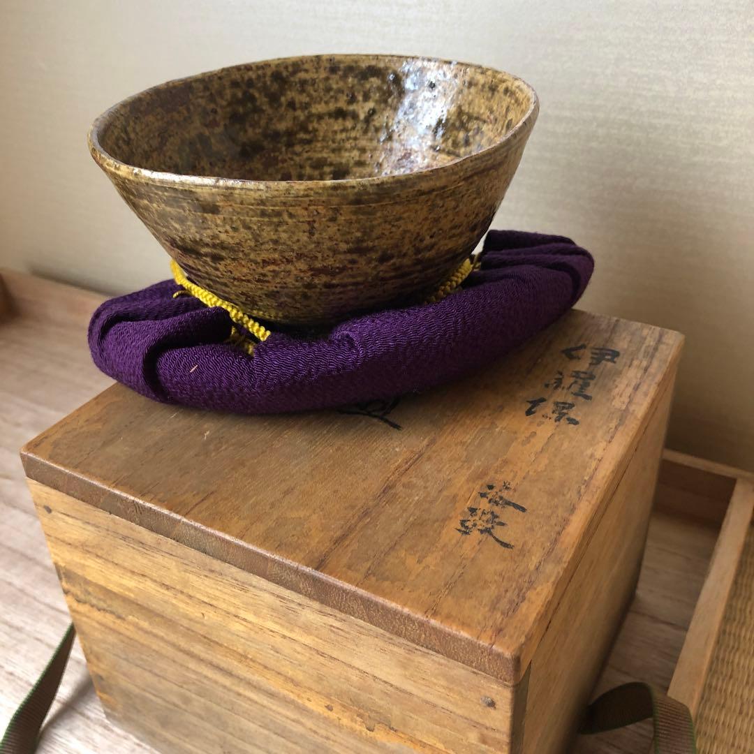 伊羅保　茶垸　抹茶茶碗　抹茶碗　茶道具　骨董品 楽天市場】【茶器/茶道具 抹茶茶碗】 井戸茶碗 出雲焼き 刷毛目 伊羅保