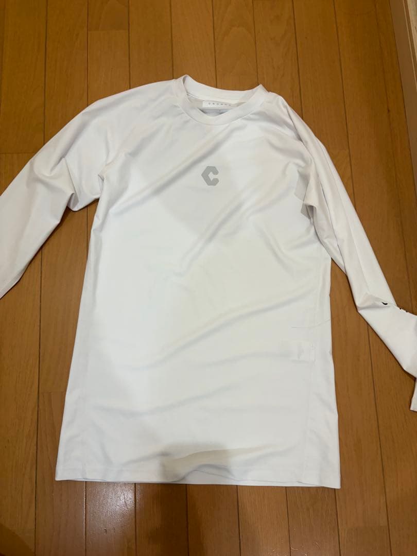 CRONOS ホワイト ロングスリーブシャツ S ロンT