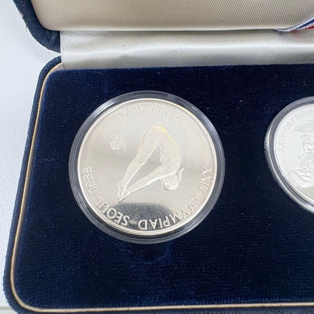 1988年ソウルオリンピック記念銀貨セット SV 925 - メルカリ
