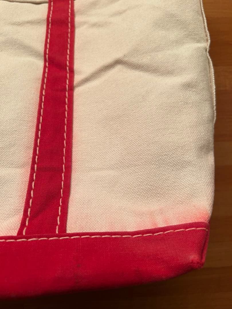 70s 80s L.L.BEAN トートバッグ サイドタグ 赤 M ヴィンテージ