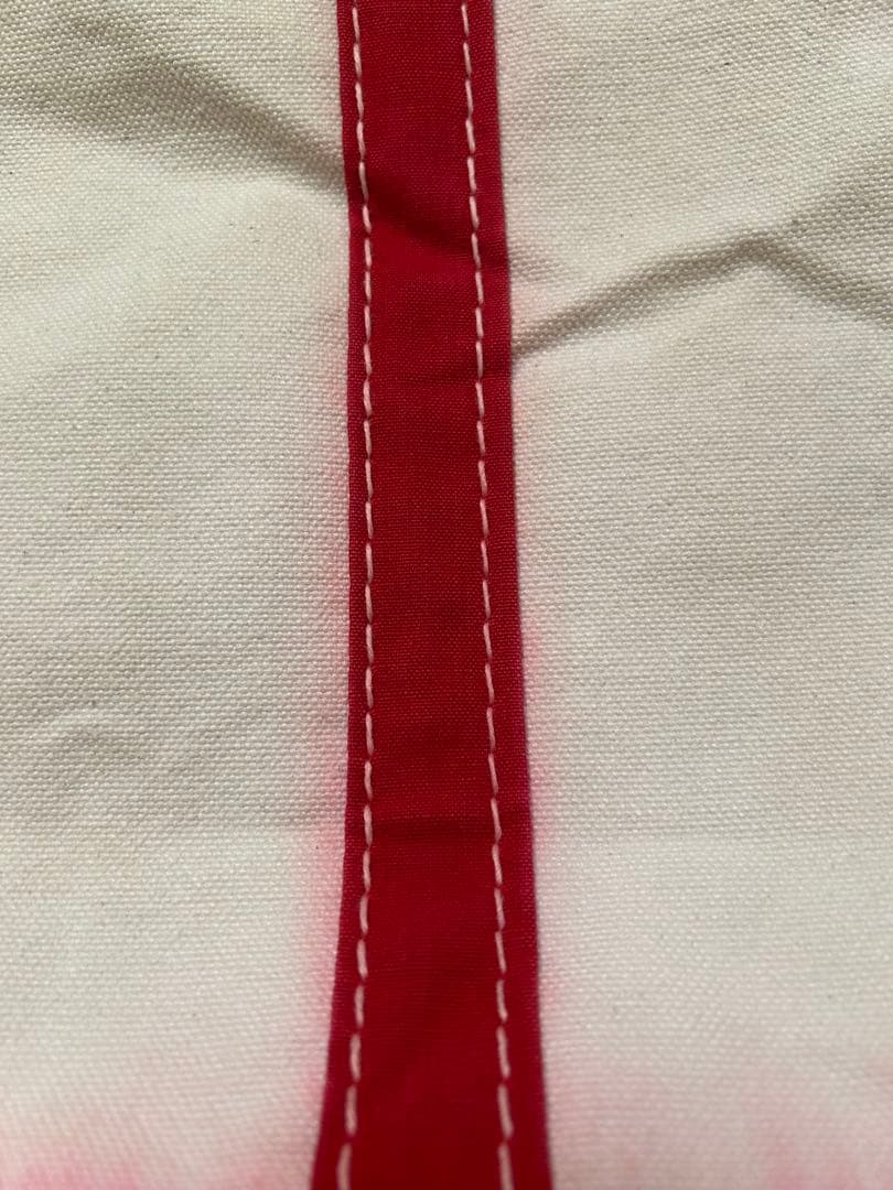 70s 80s L.L.BEAN トートバッグ サイドタグ 赤 M ヴィンテージ