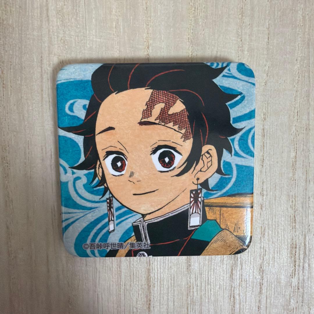 鬼滅の刃 スクエア缶バッジ 竈門炭治郎 原作 原画 - メルカリ