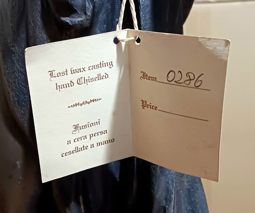 A.de.Luca 手彫り女神像 ブロンズ彫刻 大理石台座 アンティーク - メルカリ