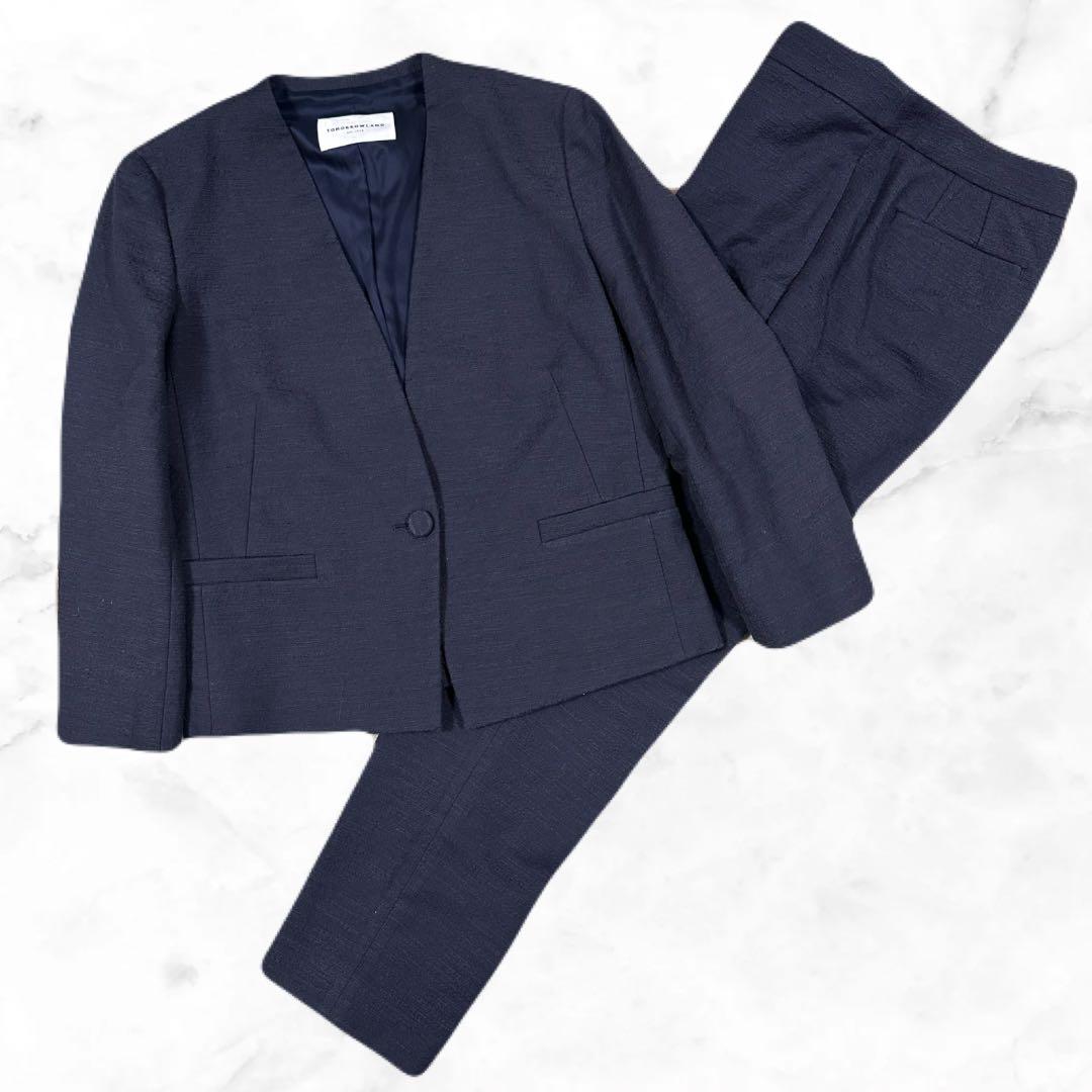 TOMORROW LAND セットアップ ノーカラー パンツスーツ Mサイズ