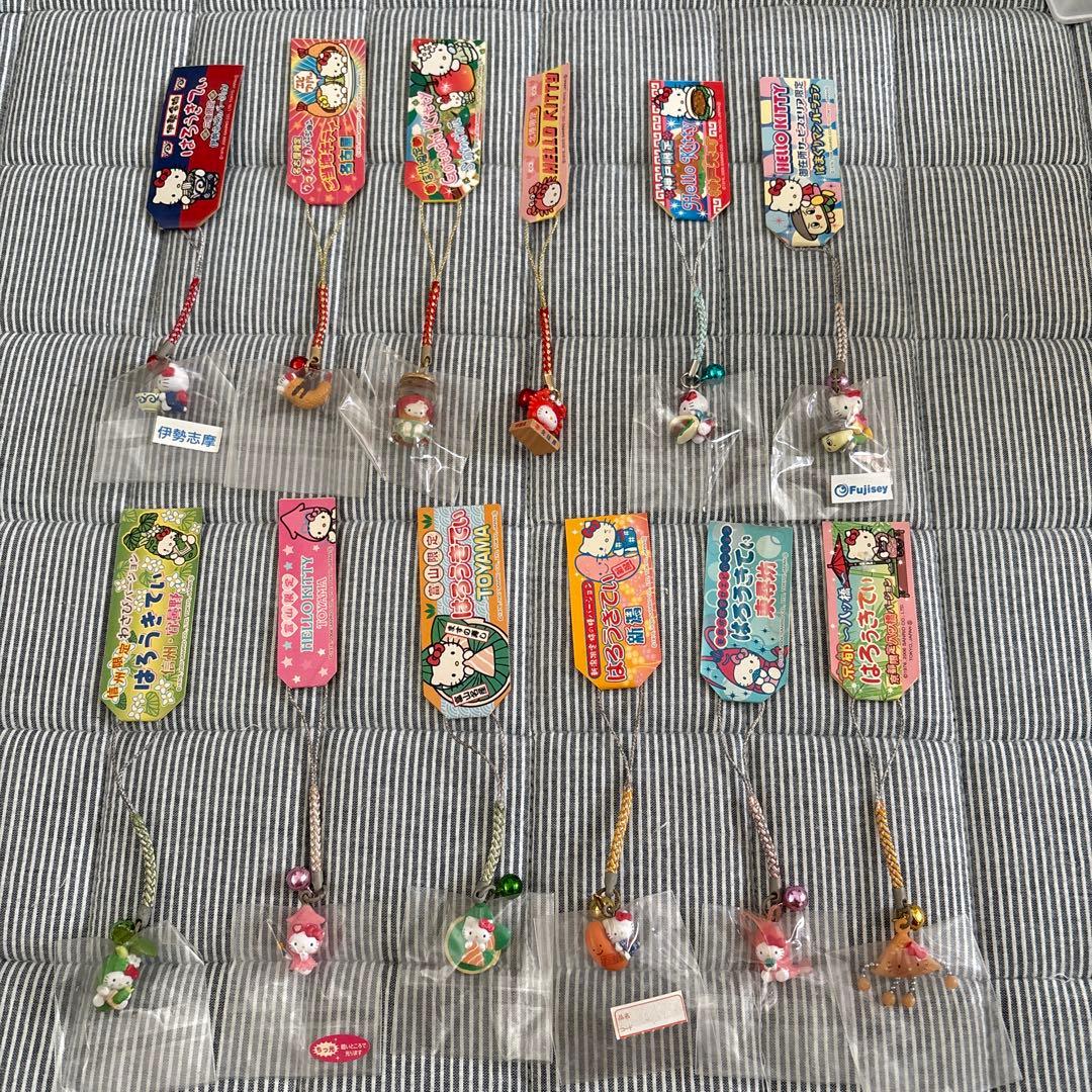 ご当地キティ　ストラップ　食べ物　セット