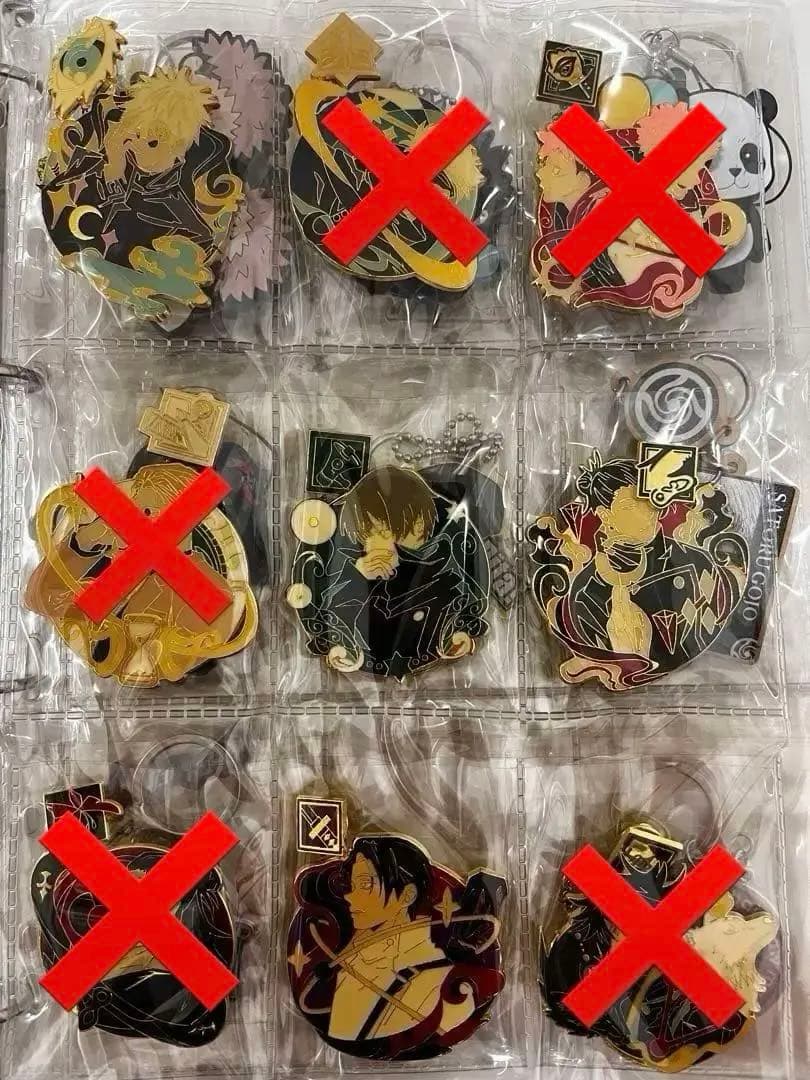 呪術廻戦 ピンバッジ5点まとめ売り（アルバム付き）