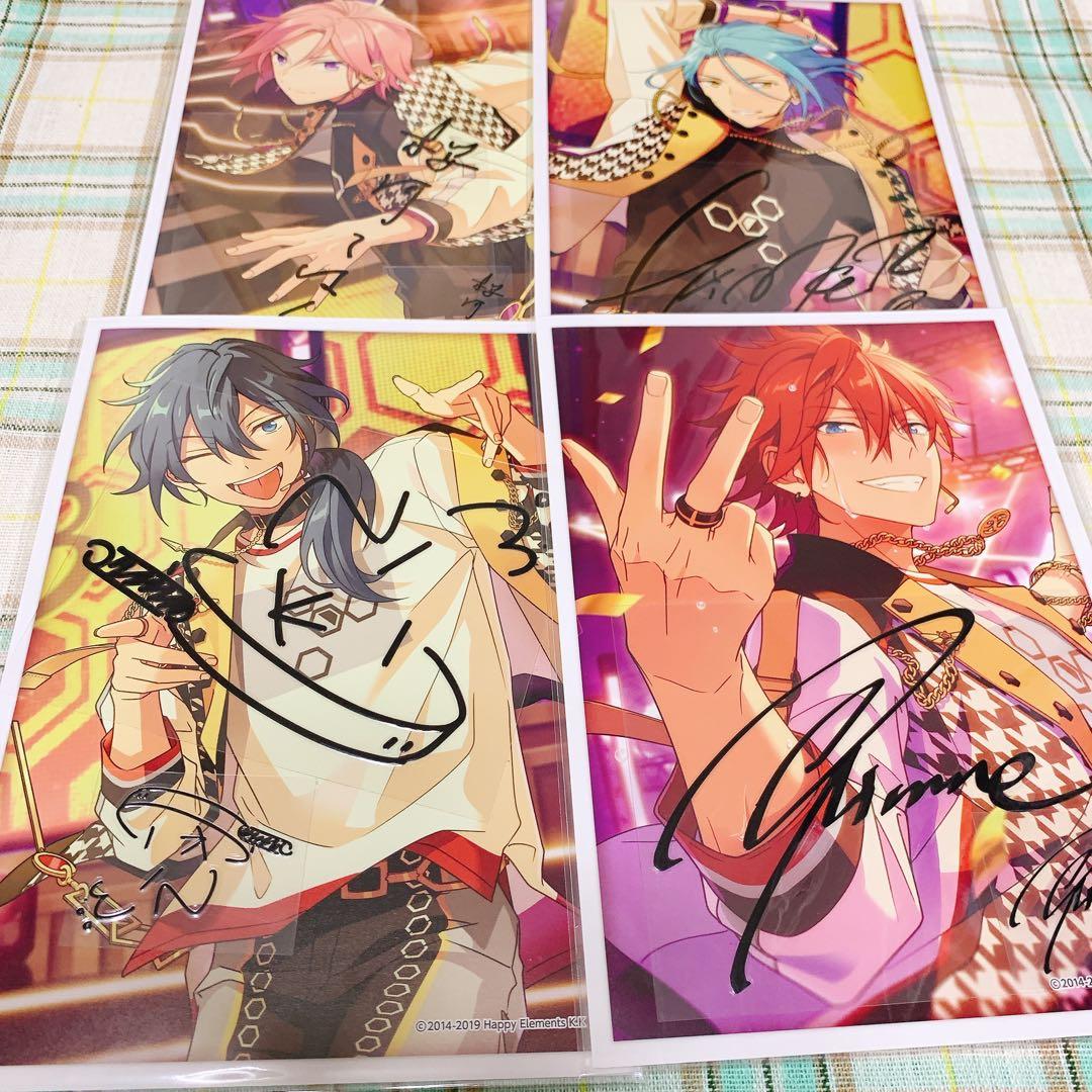 あんスタ クレビ 燐音 ニキ HiMERU こはく サインステッカー 4枚セット