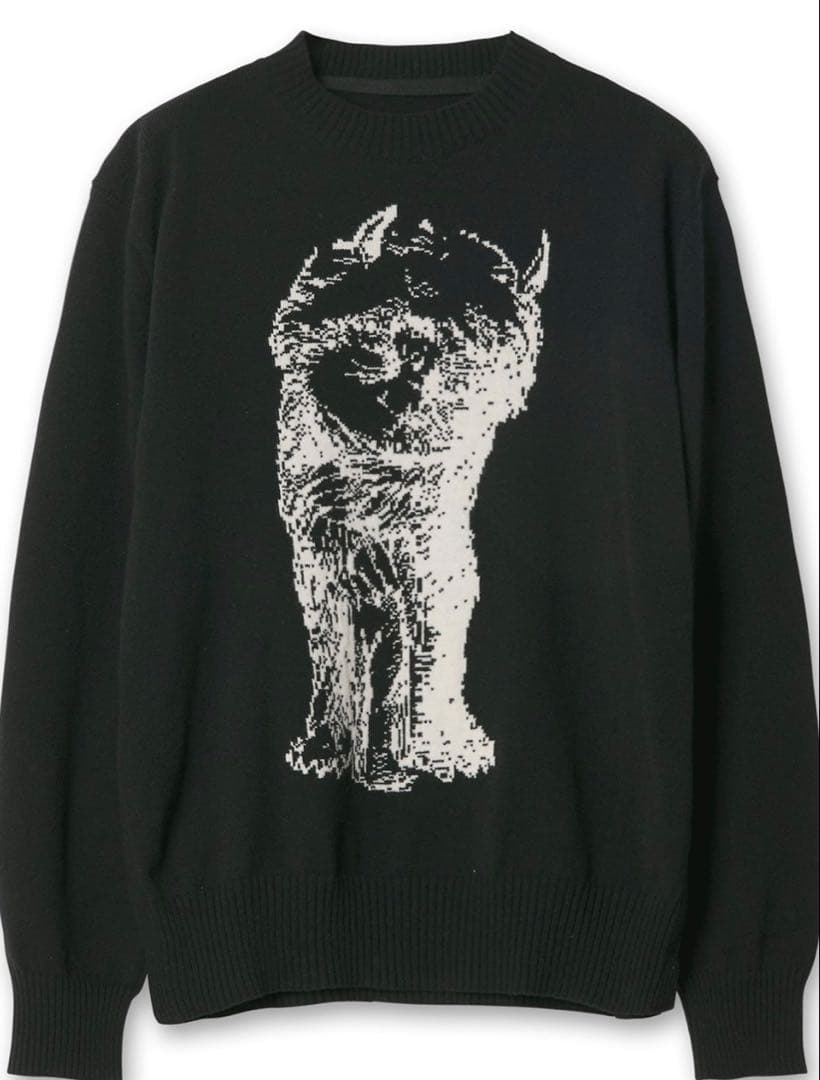 sacai 25aw かいじゅうたちのいるところ ニット 黒2 新品 サカイ