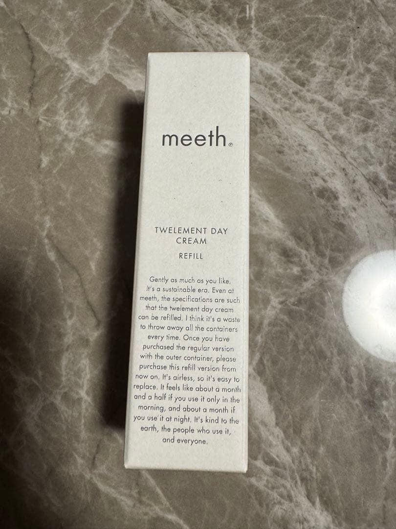 meeth. トゥエルメントデイクリーム リフィル 30g