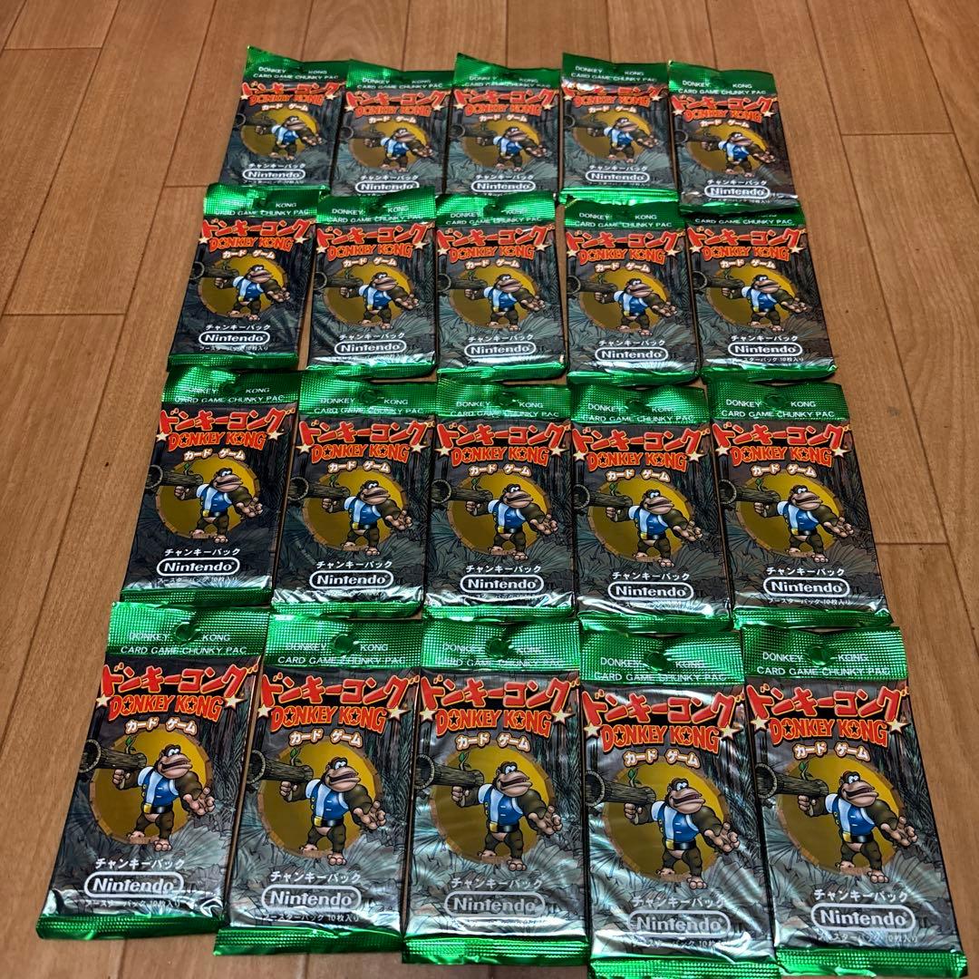 未開封 ドンキーコング カードゲーム チャンキーパック 20パックセット