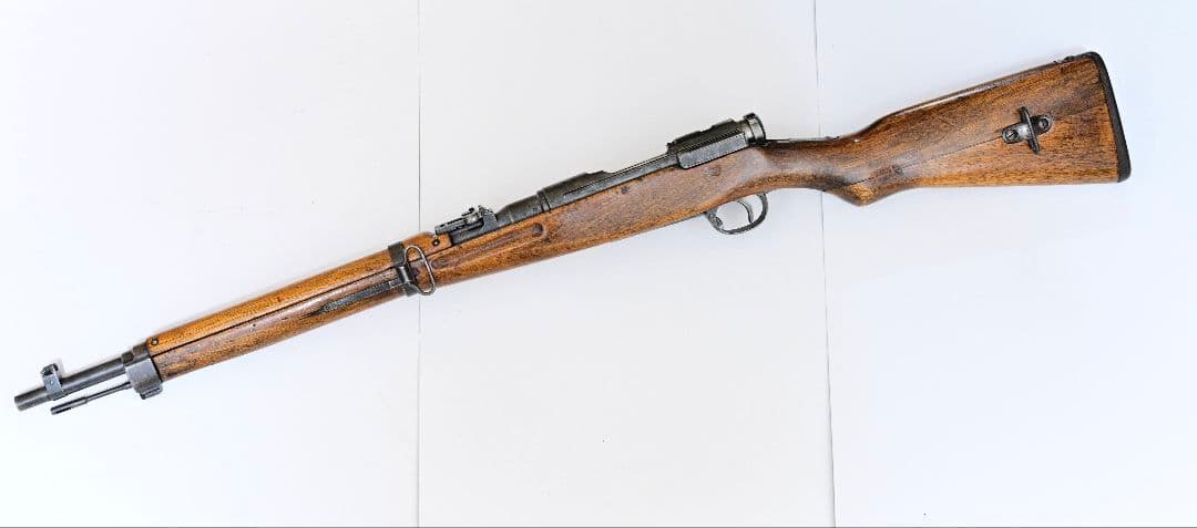 無可動　美術品　三八式騎兵　ボルトアクション　木製ストック　日本軍　将校　陸軍